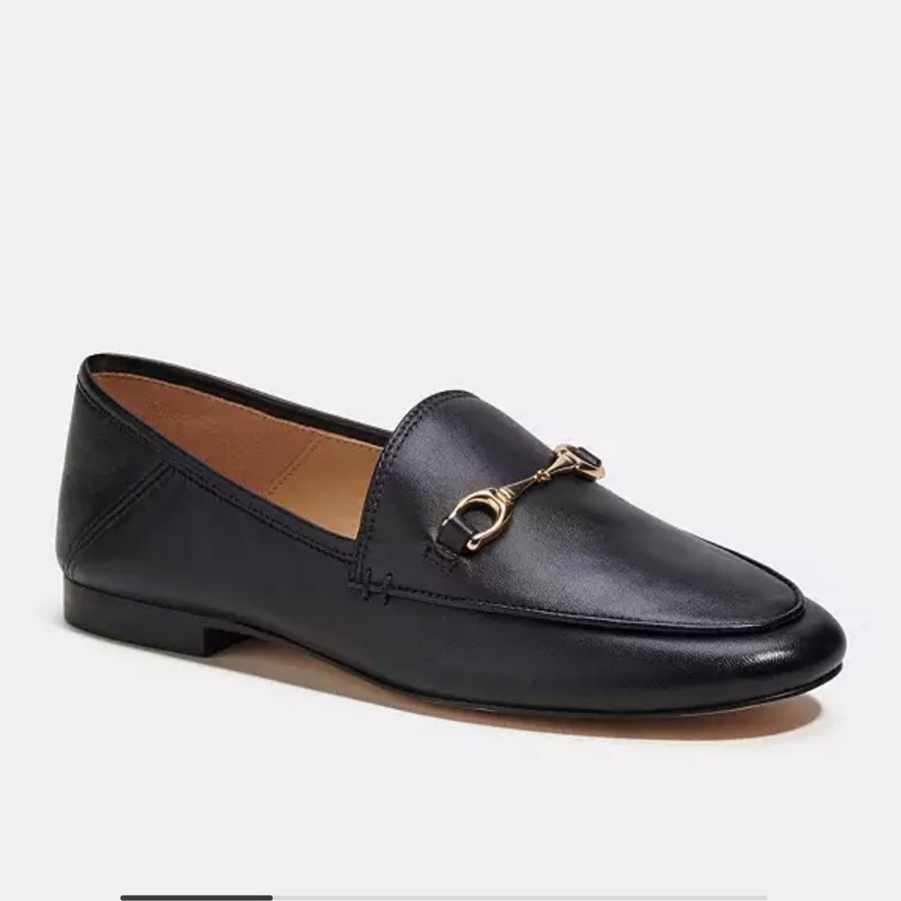 Coach Haley Leather Loafer in Black. Size 7 - Picture 2 of 8
